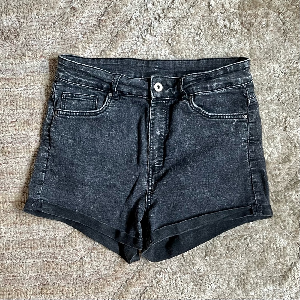 Dark Wash Denim Shorts from H&M
